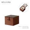 Caja de brocado de paisaje caja de embalaje para taza de té taza maestra caja de regalo de cerámica de jade antiguo maceta de arcilla púrpura caja de almacenamiento para lámpara incorporada