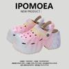 Sandalias de Plataforma para Mujer de 9 cm, Zapatos de Jardín para Uso en Exteriores, Zuecos de Verano de Doble Uso para Playa con Suela Gruesa y Tacón Alto para Mujer, Adecuados para Uso en Exteriores