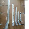 Suporte de Braço Cruzado para Fio de Cabo Isolador de Garrafa de Porcelana Aéreo Externo na Parede em L Suporte Fixo de Energia em 7 Suporte de Tripé
