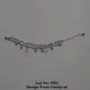 Pulseiras de Hip-Hop de Liga de Zinco Europeias e Americanas Personalizadas para Homens e Mulheres, Correntes de Metal, Simples e Elegantes, Acessórios de Mão Versáteis