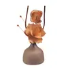 Difusor de Aromaterapia Estilo Chinês, Incensário Sem Chama Vintage Estilo Zen para Uso Doméstico, Ornamento de Flores Secas para Quarto, Fragrância de Longa Duração
