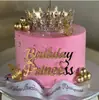 Borboleta Acrílica Princesa Feliz Aniversário Decoração de Bolo Feminino Festa de Confeitaria Suprimentos Desconto por Volume