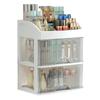 Gabinete de Almacenamiento Nuevo de Gran Capacidad Tipo Cajón Multicapa Escritorio Dormitorio Cosméticos Mascarilla Tocador a Prueba de Polvo Caja Organizadora