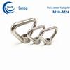 304 aço inoxidável triângulo anel porca olho porca trapezoidal mão porca M10M12M14M16M20M24