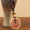 [Gasto fantasma de montaña] colgante de hebilla de seguridad de moneda de cobre de chisme antiguo latón llavero colgante collar accesorios para hombres y mujeres