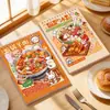 Serie de Recetas de Viaje Man Xiaoman Libro de Pegatinas Paisaje en Espiral Diario de Paisajes y Comida de Ciudades de Sichuan-Tíbet Material DIY
