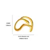Anillo con forma de serpiente de oro de 18 quilates transfronterizo de Amazon Acero de titanio No se decolora Anillo personalizado elegante Anillo de acero inoxidable Al por mayor