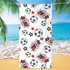 Toalha de Praia Modelo Novo 2026 da Copa do Mundo de Futebol dos Estados Unidos, Canadá e México, Toalha de Banho de Praia de Microfibra, Toalha Estampada de Secagem Rápida