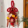 Decoración para inauguración de casa, Colgante para manija de puerta de entrada, Personaje de bendición, Nudo, Decoración para casa nueva, Suministros para ceremonia de mudanza