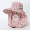 Sombrero de Protección Solar para Recoger Té para Mujeres, Sombrero de Sol de Verano con Protección Completa para Cara y Cuello, Protección UV para Trabajo al Aire Libre, Sombrero de Sol Transpirable de Ala Ancha