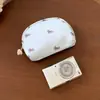 Nuevo neceser con temática de cachorros, bolsa de almacenamiento de cosméticos portátil para viajes, cremallera multifuncional, alto valor estético