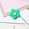 Flor Escarchada de Resina Accesorios de Resina DIY Flor Redondeada de Cinco Pétalos Accesorios para el Cabello de Niños Accesorios Calcetines Material DIY
