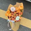 Artefacto Fijador de Lichi Soporte de Plástico Snacks de Frutas Flores Florales Empaque Brochetas de Bambú Material para Ramo DIY Accesorios