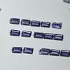 Cordierita Natural Pequeña Rectangular 1.5*2.5-1.5*3-2*4 mm Corte Esmeralda Ángulo Recto Piedra para Joyería