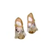 Sandalias de Playa Melissa Fragrant Princess para Niñas, Rosa Metálico con Lentejuelas, Mariposa Estereoscópica, Strass, Gelatina