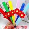 Jardín de Infancia Flor Roja Anillo de Presión Día Nacional Corazón Rojo Niña Celebridad de Internet Flor Pulsera Linda Creativa Goma para el Cabello