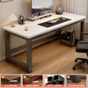 Escritorio de Computadora para Dormitorio, Uso en Casa, Escritorio Rectangular de Oficina, Escritorio de Estudio para Estudiantes, Escritorio Sencillo Personalizable