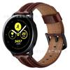 Adecuado para Samsung Galaxy Watch Active1/2 Watch correa de reloj de primera capa de cuero genuino con doble hueso de dragón