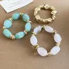 Accesorio de Vacaciones: Pulsera Multicolor de Cuentas de Cristal y Perlas de Arroz de Múltiples Capas, Joyería de Mano Bohemia Lujosa y de Alta Gama