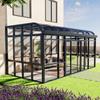 Wow Aleación de Aluminio Invernadero Patio Balcón Invernadero de Cristal Protección Solar Aislamiento Invernadero Aluminio Puente Roto Invernadero