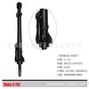 Dispositivo Plegable para Bicicleta con Dientes, Potencia Plegable, Plegado Izquierdo, Doble Sección, Tipo Doble Clavo, Accesorio Ligero para Bicicleta Plegable