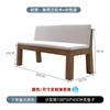 Mesa de conferencias de madera maciza, mesa larga, escritorio nórdico, mesa de negociación de recepción de oficina sencilla, mesa larga de troncos y combinación de silla