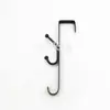 Gancho de Puerta sin Taladro Gancho de Metal Vertical para Abrigos Estante de Almacenamiento para Bolsas en la Puerta Organizador de Bolsos y Sombreros