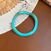 Pulseira de Zircônia Quadrada Oval Gota d'Água Colorida Pulseira de Moda de Luxo Leve Joia de Mão Simples de Nicho Atacado