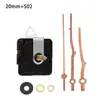 Movimiento de Reloj Silencioso DIY en Stock Transfronterizo Movimiento de Segundero Barrido Eje Largo Movimiento de Reloj de Pared 4 Tipos de Movimiento de Reloj de Madera de Nogal