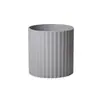Vaso de Flor de Plástico Cerâmico Imitação Vaso Galão Espesso de Pp Simples Doméstico Redondo Orquídea Borboleta Rabanete Verde Planta em Vaso de Varanda