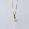 Collar de perlas de agua dulce plateadas para mujer, verano, plata pura S925, versátil, nuevo, nicho de lujo ligero, cadena para la clavícula, colgante, venta al por mayor