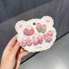 Goma Elástica de Dibujos Animados Linda para Niños Color Popular Cyber Cuerda para la Cabeza de Bebé Anillo de Goma Duradero para el Cabello de Niña