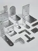 Soporte de Ángulo de Acero Inoxidable 90 Grados Escuadra Conector de Sujeción Triangular de Hierro Pie de Soporte Refuerzo Ferretería Soporte de Estante en Forma de L