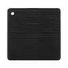 Jogo Americano de Silicone Colmeia Atacado Anti-Queimadura Antiderrapante Almofada Redonda de Silicone Mat de Mesa de Silicone para Cozinha Doméstica Fácil de Limpar