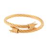 Tendencia de suministro de comercio exterior personalidad retro hombres acero inoxidable enrollable corona geométrica pulsera pulsera Accesorios Mayoreo