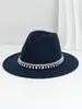 Sombreros Fedora de Fieltro para Hombres y Mujeres con Pedrería, Piedras Preciosas y Tachuelas, Sombreros de Jazz Vintage, Sombreros Personalizados para Fiestas y Bodas, Sombreros Elaborados y Brillantes