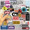 50 Piezas de Pegatinas Divertidas, Creativas y Personalizadas de Graffiti para Adultos para Decorar Fundas de Teléfono Móvil DIY, Papelería de Computadora y Maletas