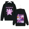 Amazon Kpop Hunter Sudadera con capucha holgada de moda para niñas de grupo de chicas y niños en Otoño e Invierno Sudaderas con forro polar para niños medianos y grandes