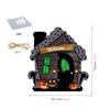 MZ604 Casa de madera con calabaza de Halloween transfronteriza, lista de madera, decoración de porche festivo, letrero de madera, colgante para ventana de fiesta