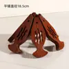 Alfombrilla Aislante para Árbol Anti-quemaduras Mesa Doméstica Pez Pequeño Adornos Creativos Bambú Resistente a Altas Temperaturas Posavasos para Árbol de Navidad
