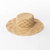 Primavera y Verano Nueva Moda Casual Tejido a Mano Paja Lafitte Atadura Decorativa Sombrero Grande de Paja de Maíz Sombrero de Paja Protector Solar para Exteriores Trendy