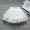Falda Corta para Niñas Primavera y Otoño Falda Exterior 2024 Nueva Falda de Pastel Falda Tutú para Niños Falda de Baile Multicapa