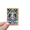 Novo Cartão de Ouro Pintado de Cobre do Xizang Oito Santos Padroeiros do Zodíaco Chinês