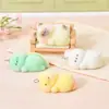 Muñeco de Peluche de Animal Lindo Accesorios para Colgar, Decoración para Colgar en Coche de Peluche y Resina, Adorable Gatito Adorno para Colgar DIY
