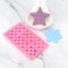 Trevo de Quatro Folhas Impressão em Fondant Imitação Real Conjunto de Assar Forma de Pastelaria Ferramenta de Bolo Fabricante Fornecimento Direto