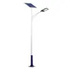 Farolas Solares Personalizadas de 7-12 m con Forma de A y Forma de Caracola, de Brazo Único/Doble Auto-Curvante para Iluminación de Carreteras Rurales Nuevas y Municipales