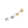 Fuerte Retención de Color Oro Real Chapado en Cobre de 14K Lazo Estéreo Cuentas Separadas Joyería de Perlas Hecha a Mano DIY Accesorios para Pulsera Collar