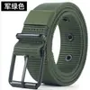 Cinturón de Lona Porosa para Hombre Hebilla de Pin Cinturón de Cuero Estudiante Juventud Estilo Coreano Versátil Pantalones Jeans para Exteriores Entrenamiento Militar Cinturón