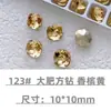 Cristales para Uñas con Base Puntiaguda Rhinestones Cristales de Vidra Transparente Blanco Corazón Rosa Cuadrado Irregular Hacha para Uñas Accesorios de Rhinestone