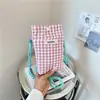 Nueva Bolsa para Teléfono Estilo Coreano Cuadros Pequeños Bolso Cruzado Bolso de Hombro de Moda Tendencia para Uso Diario Bolsa para Teléfono Bolso Cruzado